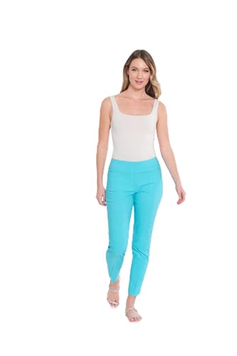 SLIM-SATION Women's Plus Size Pant with Real Front L Pockets