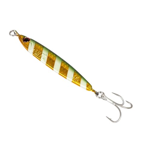 Multi-Color 8 Pack 40g Vertical Casting Jig, Sea Bass, Fluke, Porgy. Saltwater & Freshwater Compatible - Super Sharp Treble Hooks, Handcrafted by UMT by UNCLE MO'S SALTWATER TACKLE - Used condition - Image 9