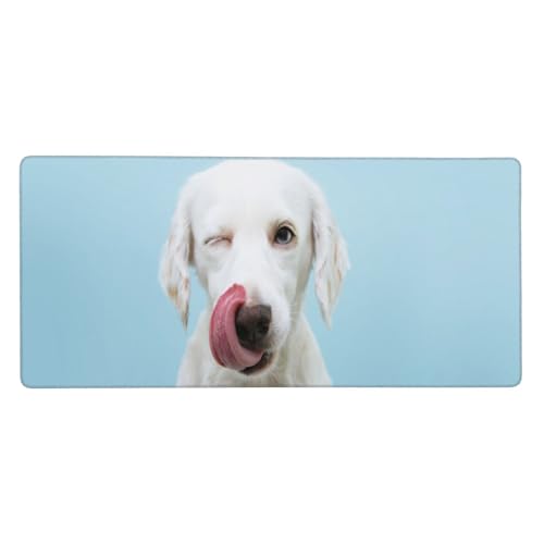 Tapis de souris grand format pour ordinateur 40x90cm caoutchouc Labrador