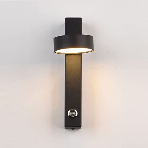 Luces de pared rotativas con interruptor de presión y tono caliente de 3000K