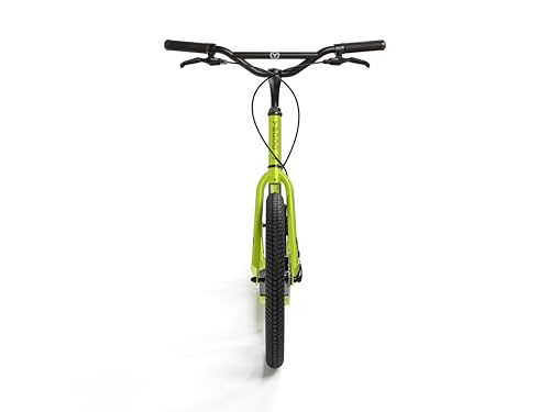 YEDOO Mezeq Tretroller - bis 150 kg, mit Luftreifen 20/16 - Scooter für Erwachsene, Offroad Tretroller mit abnehmbarem Ständer und Fußablage und verstellbarem Lenker, Dogscooter mit Scheibenbremse.