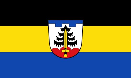 Drapeau Mauerstetten format paysage de 1.35m² pour mât extérieur