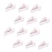 PLAFOPE 20 Pcs Mousse Triangle Box Cookie Containers Pies Holder Cake Slice Container Holder Bakery Boxes Cookie Cake Paper Mini Cupcake Boxcup Cupcakes Snack White Sandwich Box Paper Cup