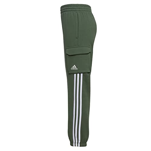 adidas Boy's Core Badge 21 Joggers (Big Kids) Green Oxide Cargo, X-Large2