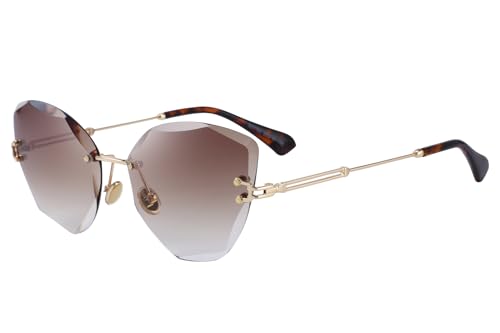 Women Fashion Sunglasses Ladies Trending Rimless Frame Sunglasses3