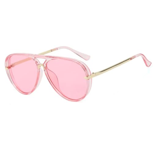 Lunettes en métal de qualité supérieure avec monture vintage punk large