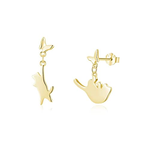 Boucles d'oreilles animaux argent 925 parfaites pour vos soirées
