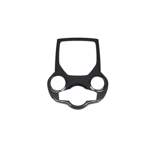 Pannello Console Centrale Per Alfa Per Romeo Per Giulia Per Stelvio 2016 2017 2018 2019 Car Center Console Decorazione Cornice Trim ABS Cromato In Fibra Carbonio Console Centrale Decor(Style A Carbon