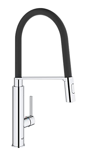 GROHE Robinet Cuisine Feel, Douchette Extractible, Supersteel, 31489000