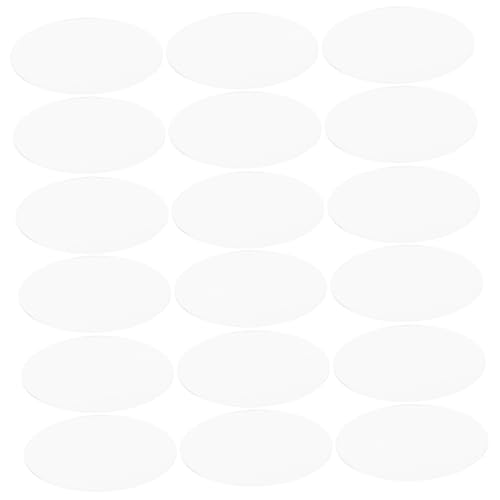 Gogogmee Acrylic Craft Blanks 30pcs Flat Discs for Cake Toppers Holiday Decor and Custom Engraving