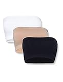 Eine Amazon-Marke Iris & Lilly Damen Bandeau, 3er-Pack, Schwarz/Weiß/Beige, 40