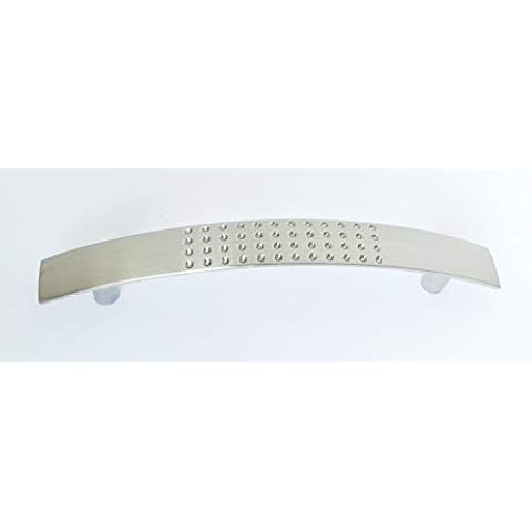HandleMax 5" Modern Satin Nickel Kitchen Cabinet Drawer Handle Pull Hardware, 96mm (~3-3/4") Hole Center Spacing, 18SN96, 25 Pack Cover