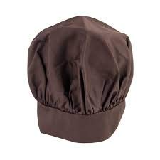 CHEFSKIN Big & Tall 2X XXL Mushroom Chef Hat, Fully Adjustable (Chocolate)