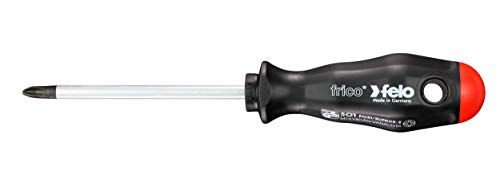 Felo by Bondhus 0715731330 Pozidriv #3 x 6'' Screwdriver, 501 Series, 1pack