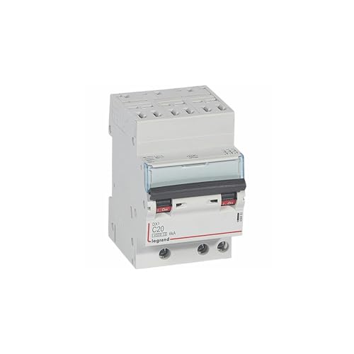 406902 Disjoncteur triphasé 20A - 3P Courbe C - 4,5/6kA - Automatique et vis - Legrand DX3