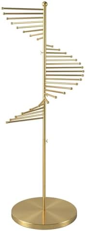 XIMSPHY Scarf Rack Free Standing, Spiral Scarf Holder, Hijab Stand, 30 ...