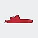adidas Originals Men's Adilette Lite Slide, Scarlet/White/Scarlet, 7