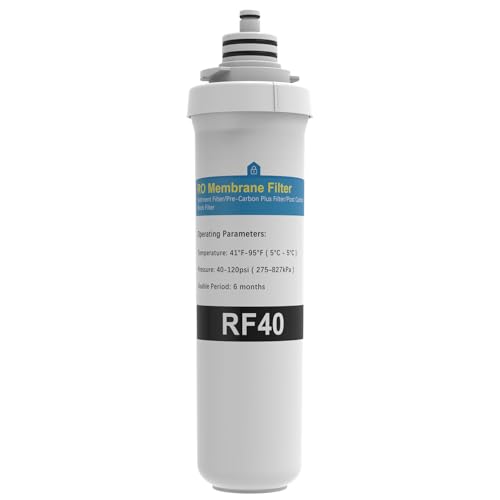 RF-40 Membrane Replacement Filter Compatible with Brondell Circle RC100 RO System