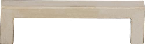 Top Knobs M1283 Asbury Collection 3-3/4" Square Bar Pull, Polished Nickel