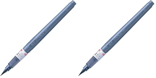呉竹(Kuretake) 筆ペン うす墨 くれ竹筆 顔料 31号 DE151-31 (× 2)の商品画像（Amazon）