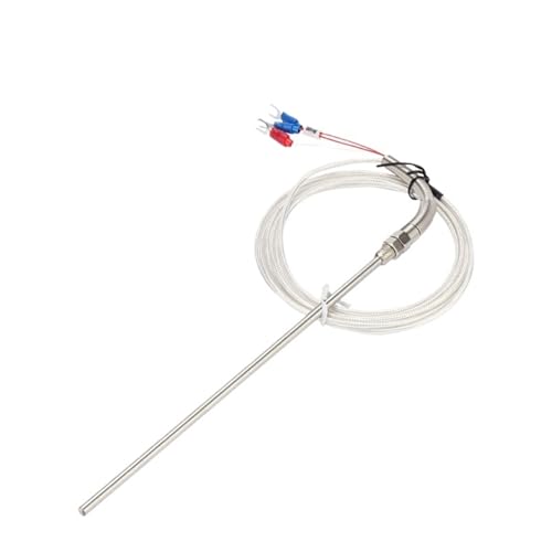 Termopar K M8 sensor de temperatura PT100 sonda 50mm cable 1m 3