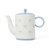 Francfranc フランフラン リボン ティーポット ブルー 新生活 ギフト