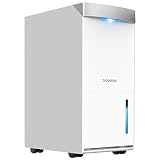 Domdre 4,500 Sq.Ft Energy Star Dehumidifier for Basement with Reusable Air Filter, 50 Pint Dehumidif