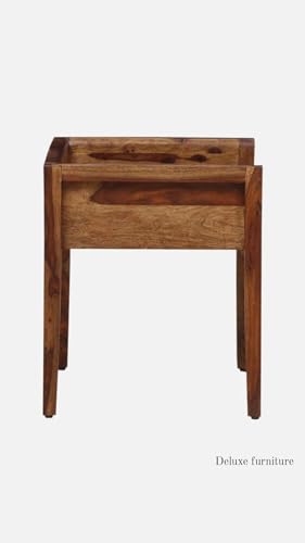 Image of Solid Sheesham Wood Arm Chair | Office & Living Room Arm Chair | Solid Wood Furniture