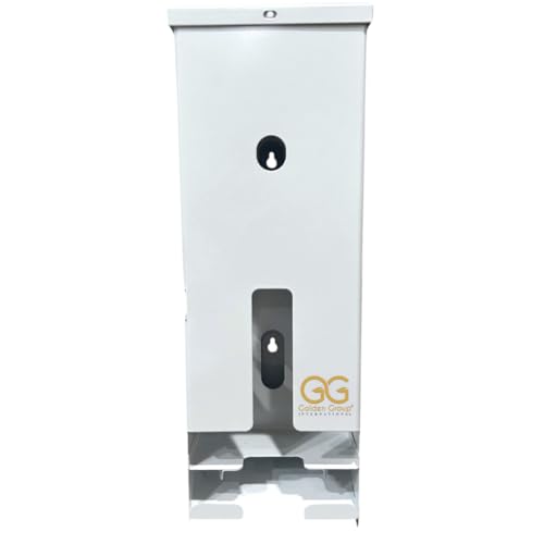 Image of GG Golden Group INTERNATIONAL, Dual Tampon /Pad Dispenser, durable white steel, free vending