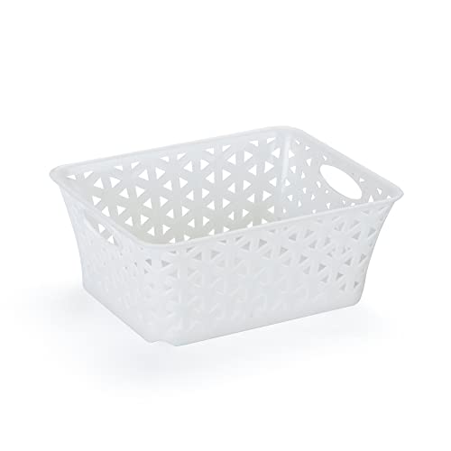 DASPLAST Cesto Mosaico, 650 ml, Branco