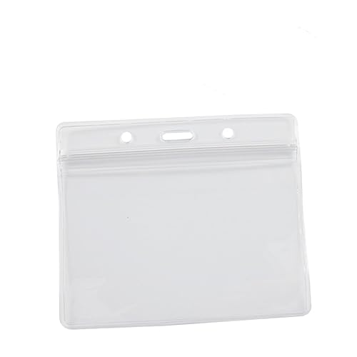 Porte badge horizontal pour école et événements sociaux pochette id étanche transparente 100pcs