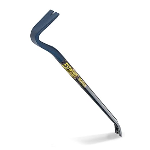 Estwing Gooseneck Wrecking Bar PRO - 36" Pry Bar with Angled Chisel End & Forged Steel Construction - EWB-36PS
