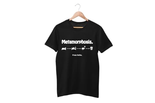 Image of Metamorphosis by Franz Kafka Minimalistic Design Premium 180 GSM 100% Cotton T-Shirt Ultra-Soft, Breathable & Durable Fabric