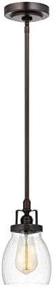 Generation Lighting 6114501-710 Belton One - Light Mini-Pendant Hanging Modern Fixture, Bronze