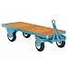 Hamilton Casters Hamilton Wood Deck Fifth Wheel Trailer 48 x 96 - Mold-on Rubber Wheels 5000 Lb. Cap.