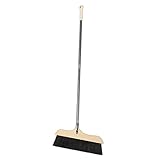 FRCOLOR Escoba escobero plumeros para el Polvo vassoura Cepillo para Barrer el Piso limpiaparabrisas Herramienta de Limpieza de Pisos Dispositivo de Limpieza de baño Mango de Madera Maciza
