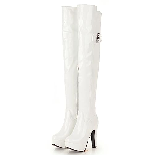 Bottes over knee pour bal et danse avec bout pointu chic de taille 39 - 2