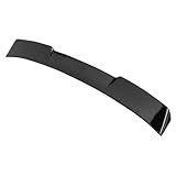 IKON MOTORSPORTS, Roof Spoiler Compatible with 2022-2025 Honda Civic 11th Gen 4-Door Sedan, IKON Style Gloss Black ABS Plastic Rear Window Visor Spoiler Wing