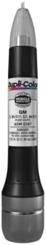 Dupli-Color Scratch Fix All-in-1 Touch Up Paint, Gloss, Pure White, .50 fl. oz.