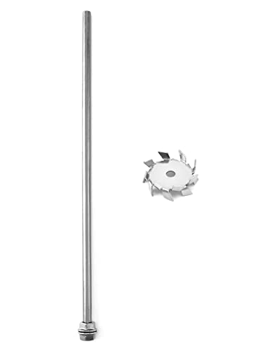 Disque de dispersion à aubes QWORK en acier inox pour un mélange homogène