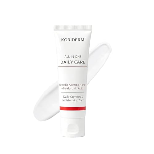 KORIDERM Time Reverse Cream All-In-One Skin Moisturizer Cream for Face Centella Acid Formula Hydrated & Radiant-Looking Skin Lightweight & Gentle for All Skin Types(1.69 fl oz)
