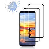 Galaxy S9 Plus Screen Protector,[2-Pack] Cafetec Tempered Glass Screen Protector with [9H Hardness][Easy Bubble-Free Installation][Anti-Fingerprint] Compatible with Samsung Galaxy S9 Plus.