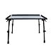 Aymzbd Folding Camping Table Portable Sturdy Multipurpose Small Compact Picnic Table Lightweight for Camp BBQ Hiking RV Backpacking, L