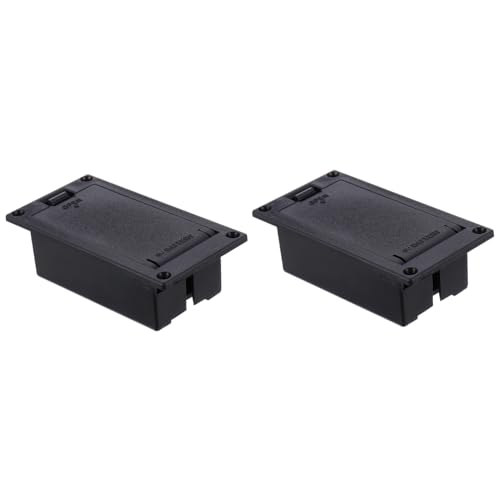 Levemolo 9v Guitar Pickup Battery Case Guitar Pickup Battery Holder for Active Pickup Guitars