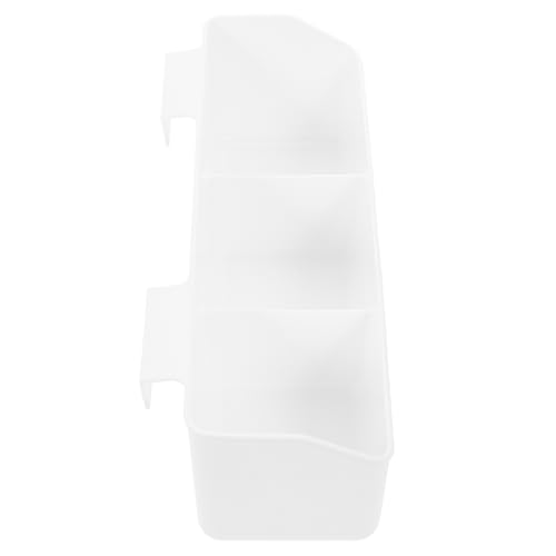 Cabilock Hanging Over Cabinet Door Storage Basket Nail Kitchen Spice Jar Organizer with Three Compartments Easy Installation Vegetable Storage Rack Sleek Design