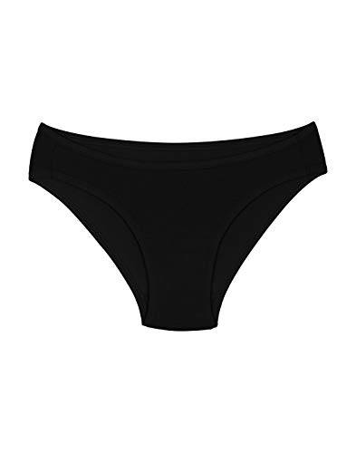 Image of Amante Solid Low Rise Cotton Bikini Panty Pack(Pack of 3)