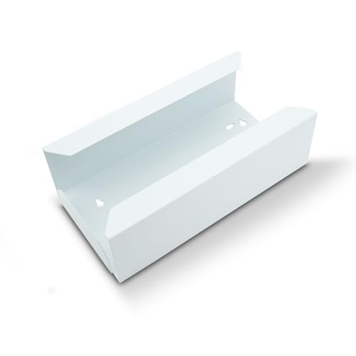 SWAVGO - Handschuhhalter - Handschuhspender für Einmalhandschuhe - mit Wandhalterung (Weiß)