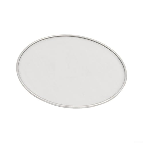 Protector contra salpicaduras de freidora de aire de acero inoxidable, eficaz para atrapar aceite caliente y grasa, fácil de mantener para un espacio de cocción limpio (18 cm)
