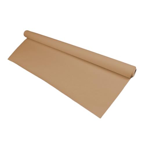 Rollo de Mantel Papel Eco Nature 1x100 m – Pack 2 Rollos | Biodegradable, Reciclable y Suave al Tacto | Gramaje 50g | Color Kraft | Resistente Incluso Húmedo | Ideal para Hostelería y Eventos