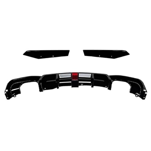 Becquet de toit BMW F30 MT MP 2013-2019 noir avec lumière pour diffuseur double sortie